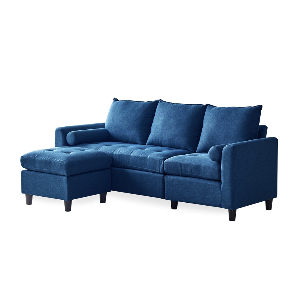 concept-usine-coventry-canap-velours-3-places-bleu-avec-pouf image 3