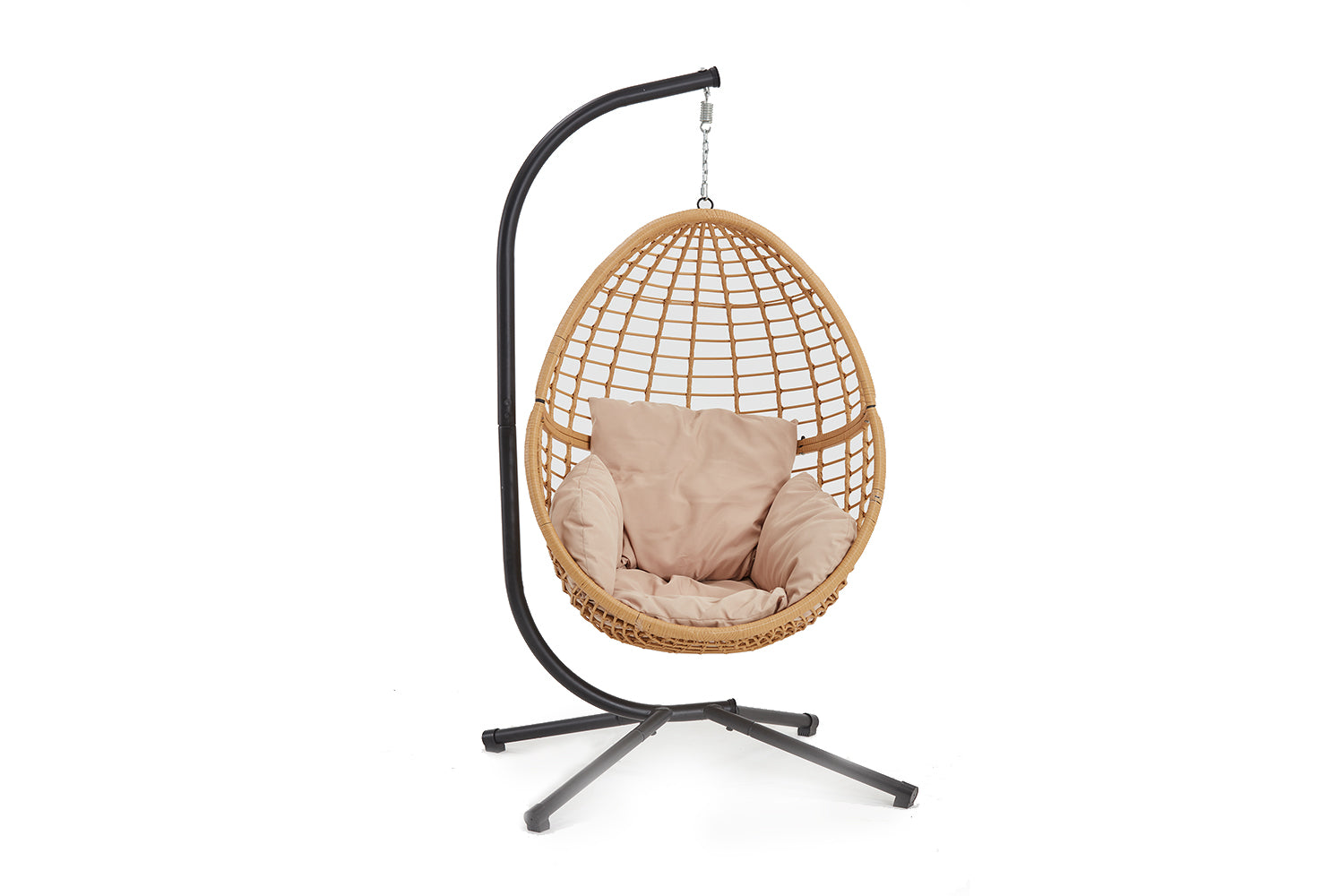 concept-usine-auroa-fauteuil-suspendu-oeuf-beige-en-rotin-et-acier image 2