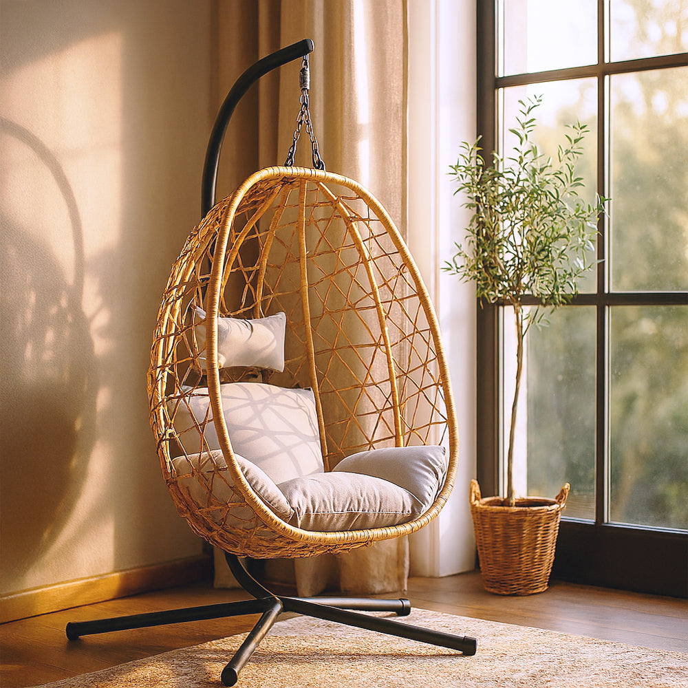 concept-usine-cuzco-fauteuil-suspendu-rotin-naturel-avec-coussin image 4