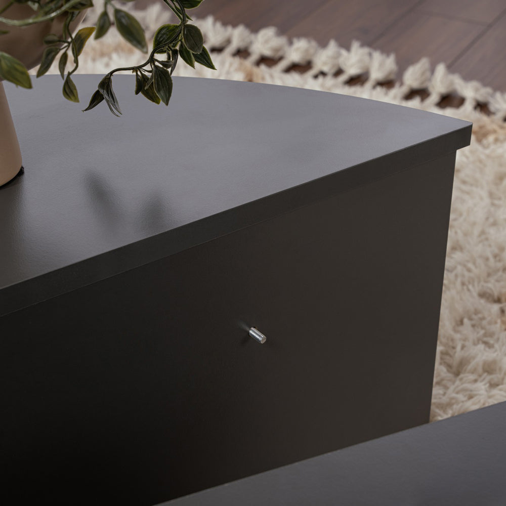 concept-usine-vari-table-basse-ronde-noire-90-cm image 7
