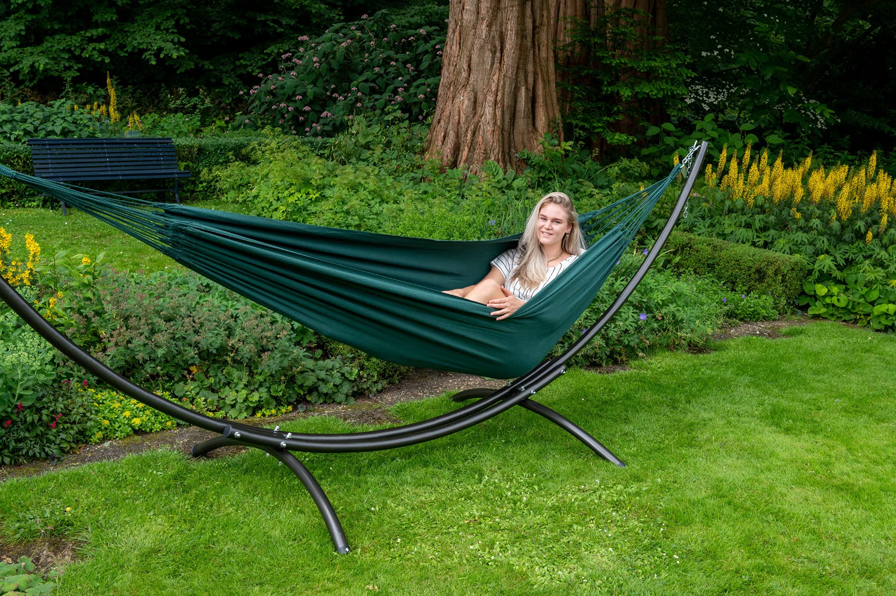tropilex-natural-organic-hamac-double-vert-350-cm-180-kg image 3