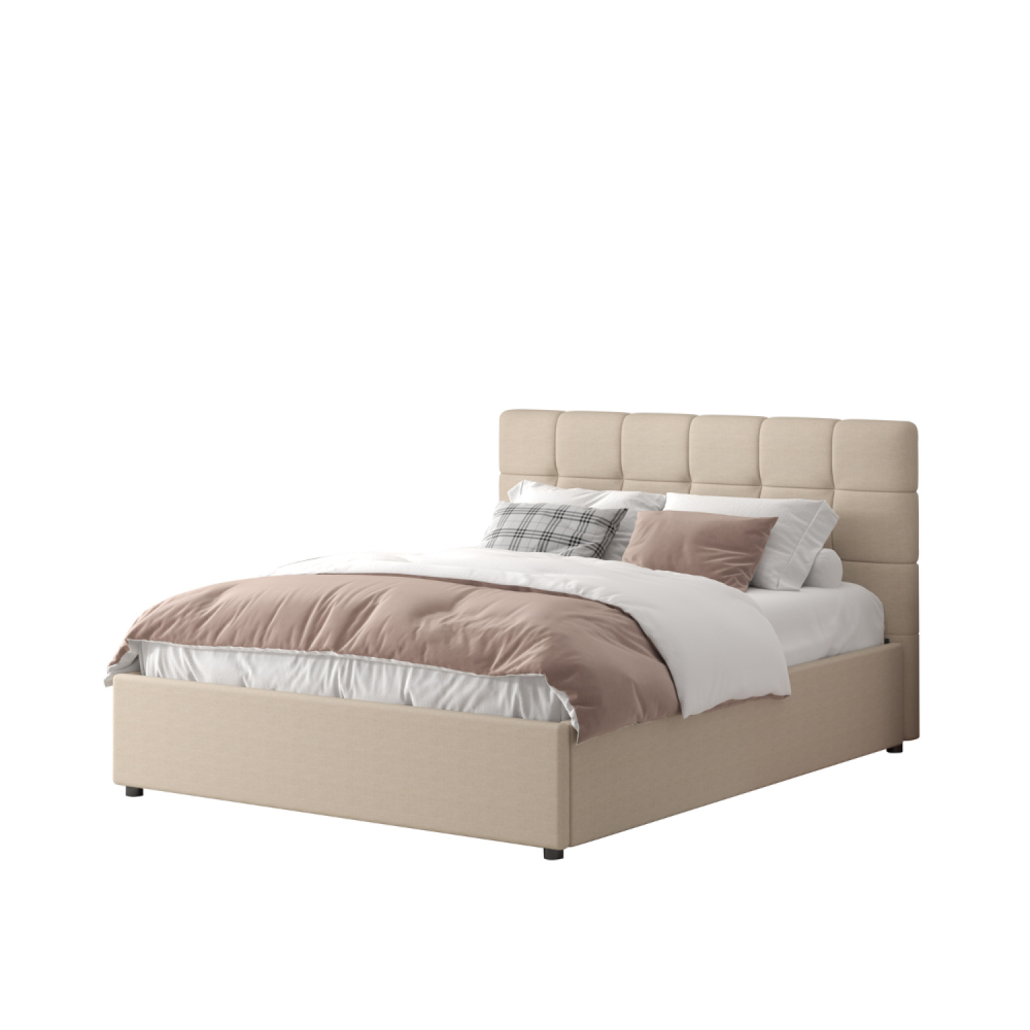 concept-usine-santa-lit-coffre-160x200-velours-beige image 5