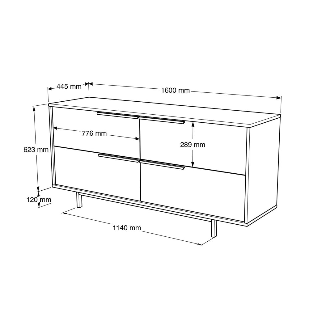 concept-usine-abey-buffet-160-cm-noyer-noir-4-portes image 6