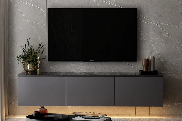 concept-usine-nael-meuble-tv-anthracite-160-cm image 1