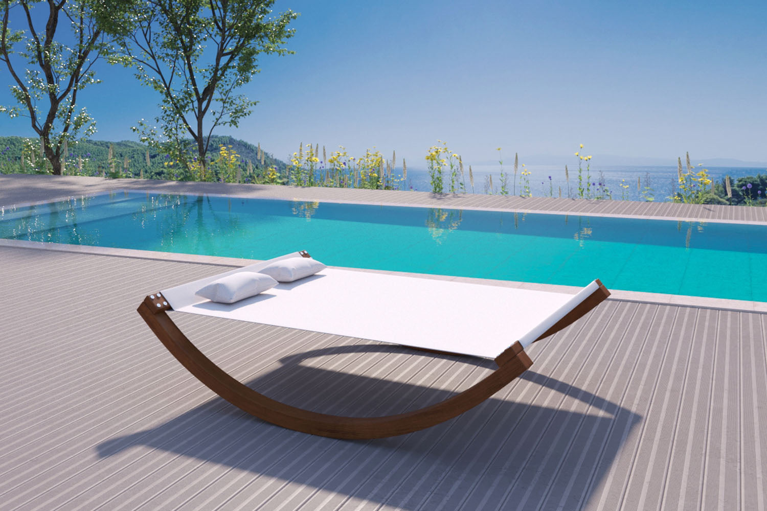 concept-usine-amadora-hamac-bois-2-places-jardin image 1