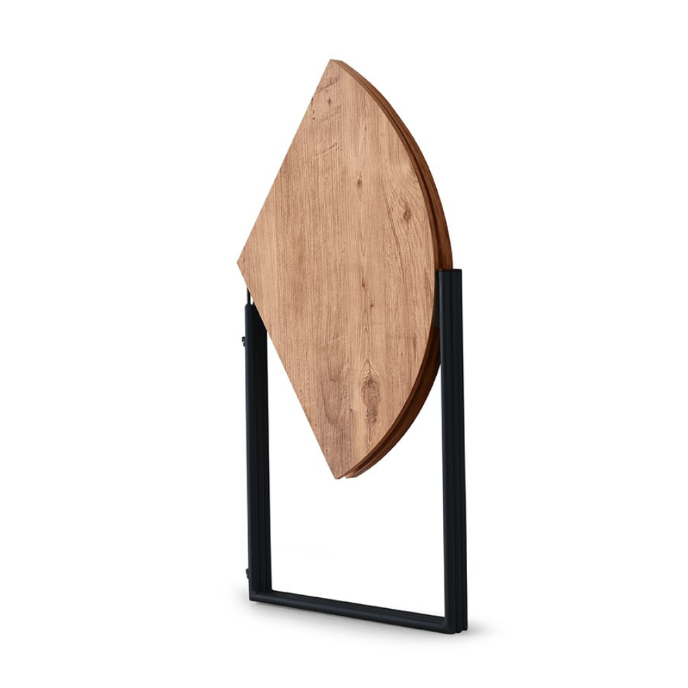 concept-usine-bronie-table-salle-manger-ronde-bois-6-places-pliable image 4