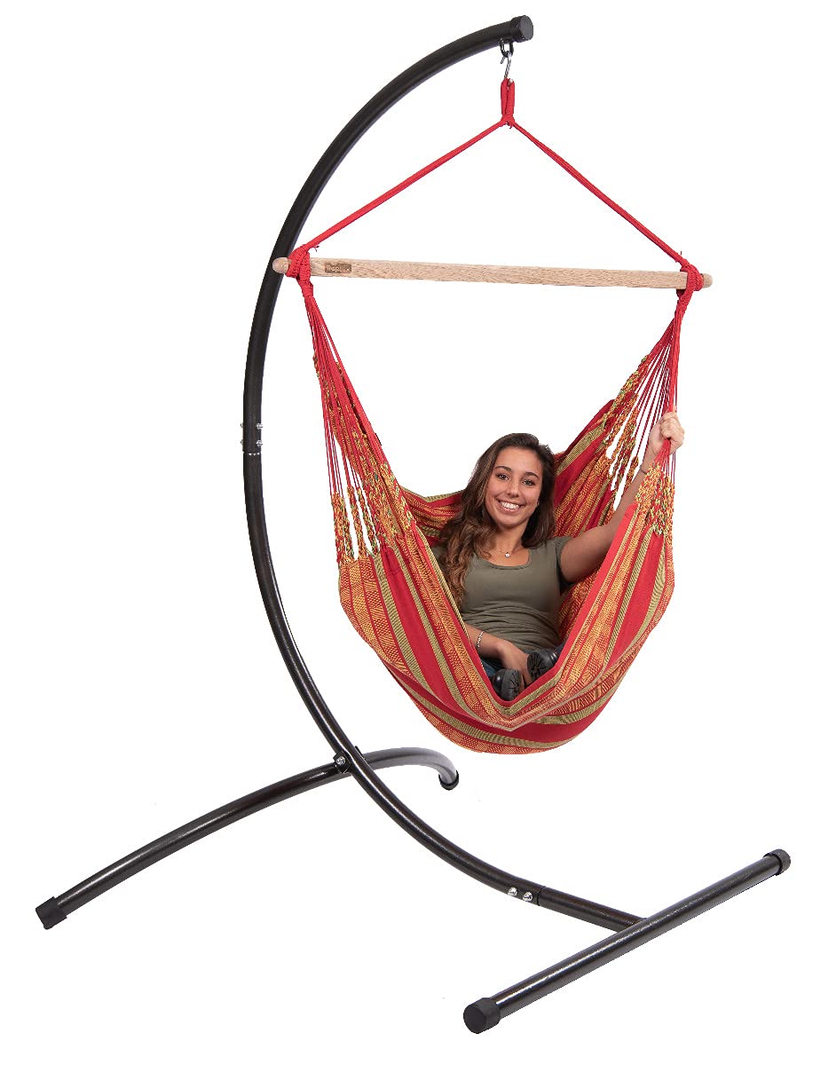 tropilex-chill-orange-chaise-hamac-suspendue-1-personne image 2