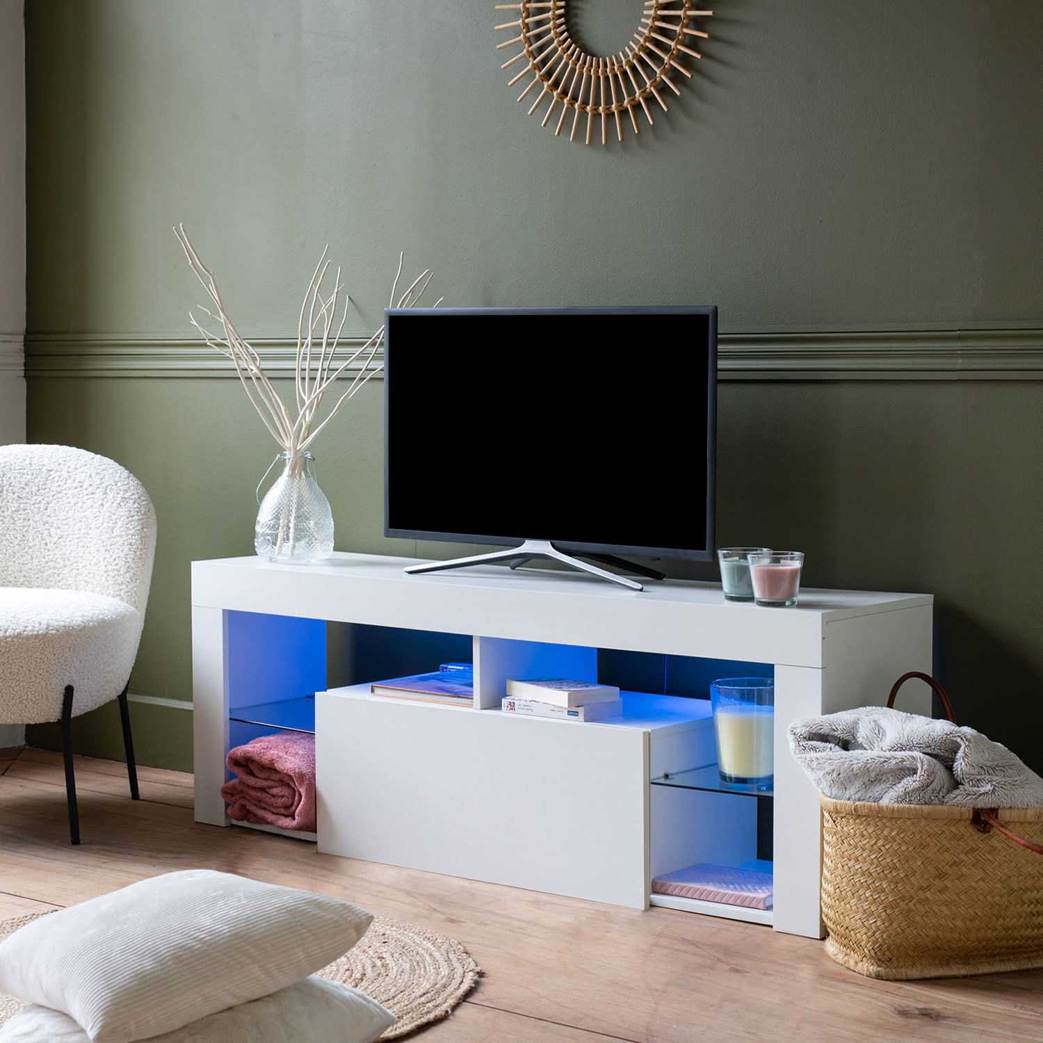 happy-garden-sicilia-daryl-meuble-tv-blanc-led-140-cm image 2