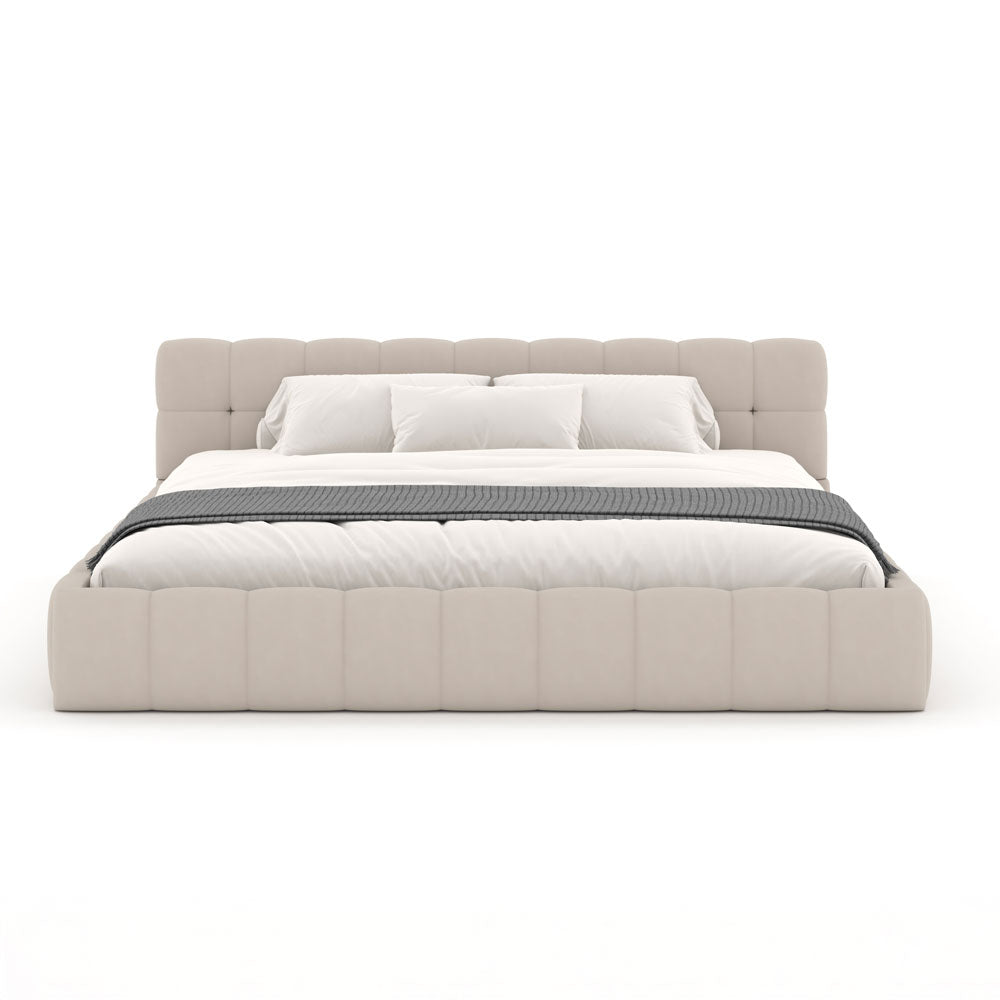 concept-usine-kansas-lit-velours-beige-160x200-nuage image 6