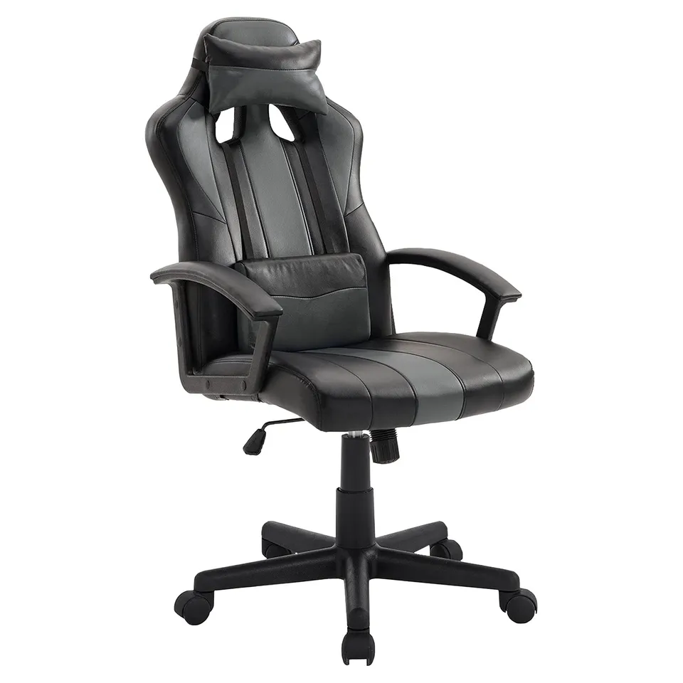 happy-garden-lampedusa-crash-fauteuil-gamer-noir-et-gris image 1