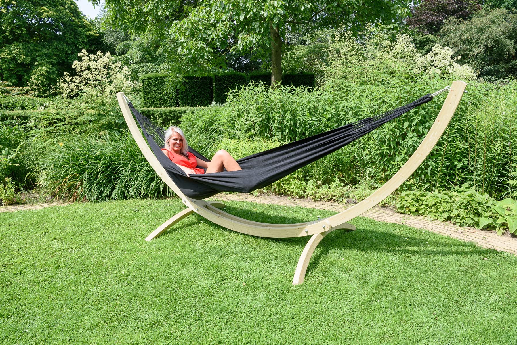 tropilex-comfort-hamac-double-noir-350-cm-180-kg image 3