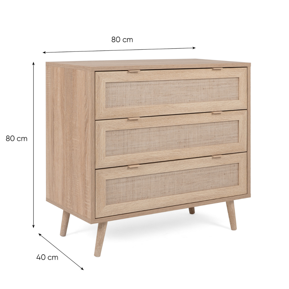 concept-usine-tivat-commode-bois-3-tiroirs-ch-ne-sonoma image 3