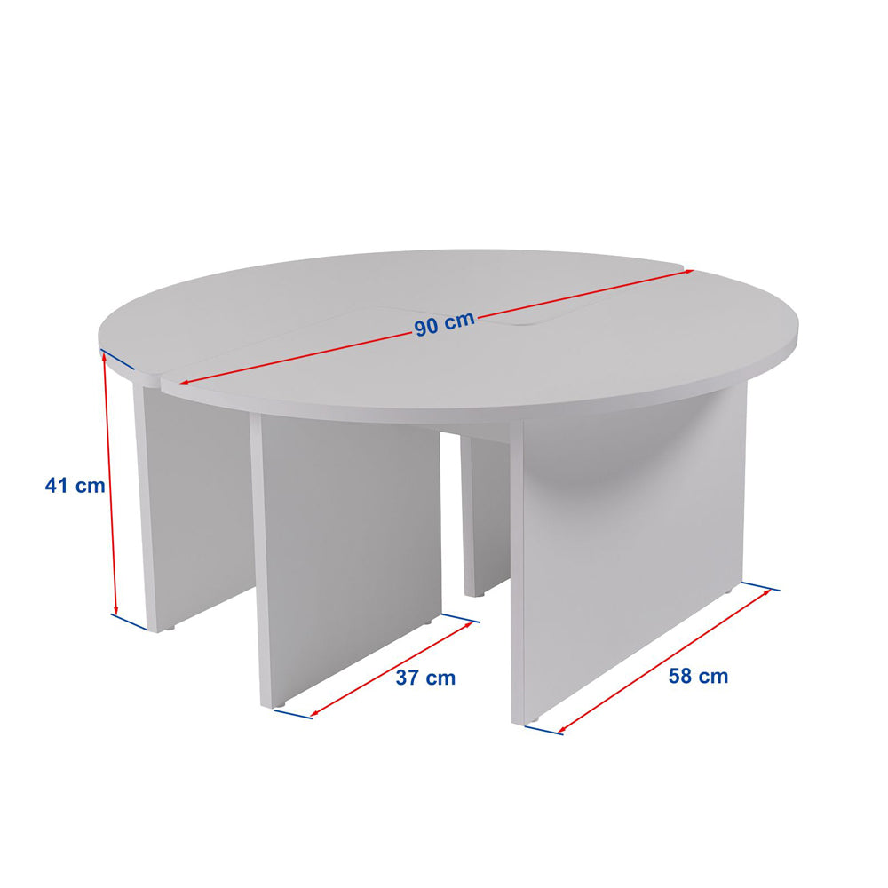 concept-usine-azus-table-basse-ronde-bois-90-cm-duo image 7