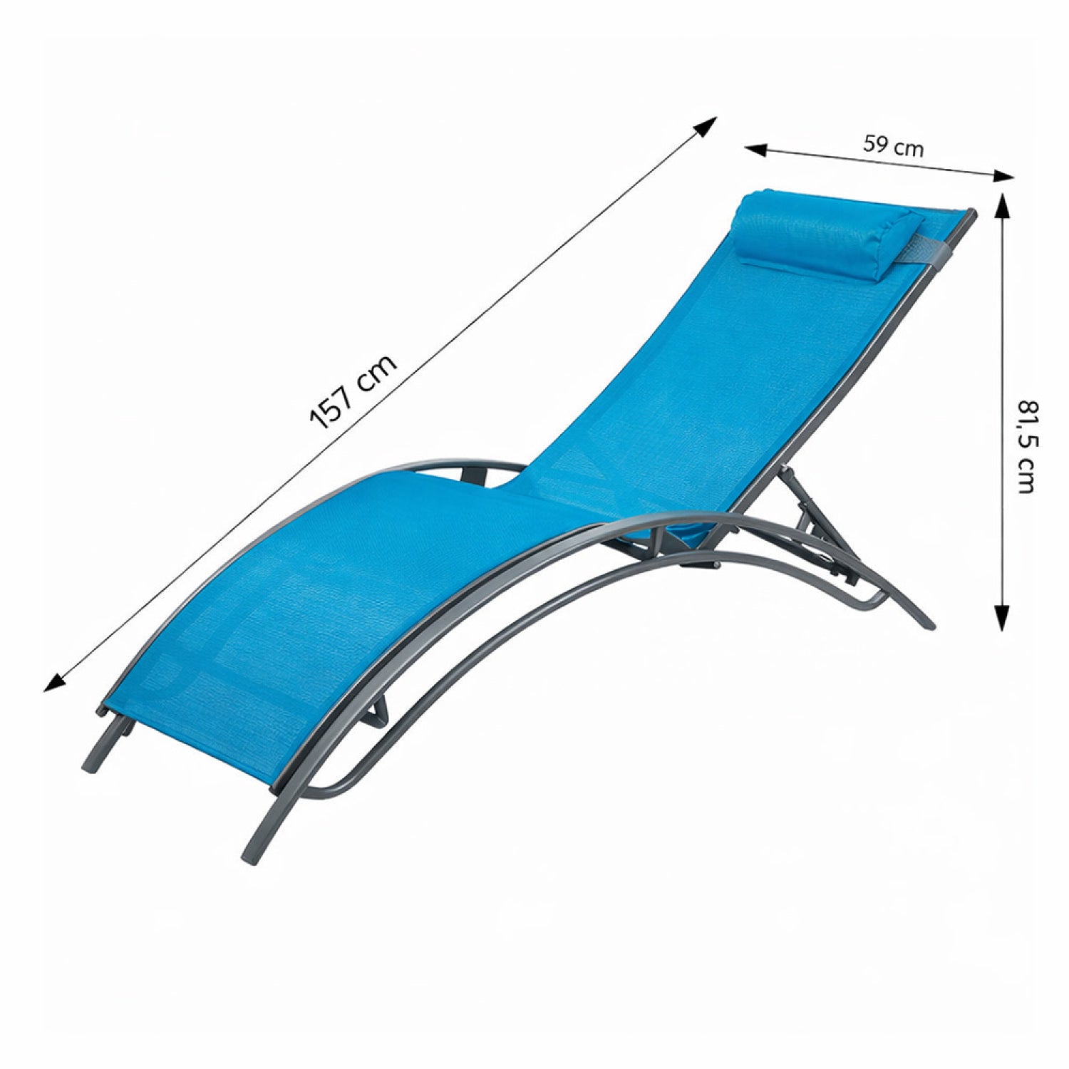 concept-usine-cali-lot-2-transats-acier-kaki-gris-inclinables image 4