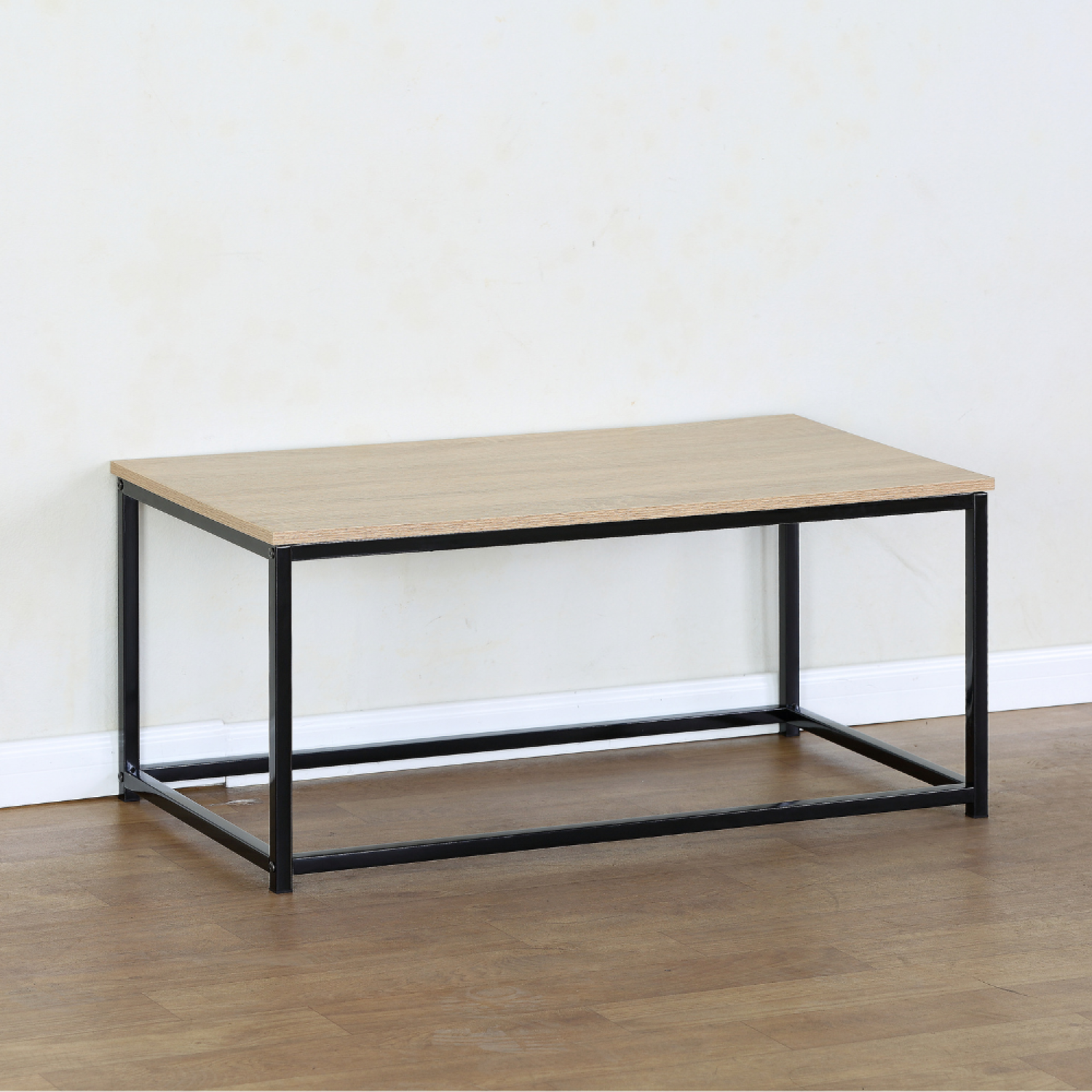 concept-usine-tivi-table-basse-bois-noir-90-cm-rectangle-moderne image 5