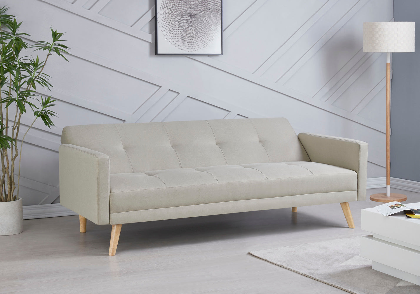 concept-usine-wooden-canap-convertible-3-places-beige image 3