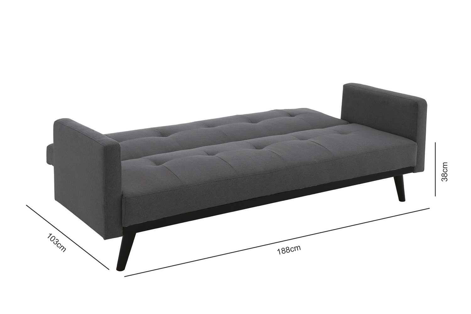 concept-usine-leon-canap-convertible-3-places-tissu-gris image 5