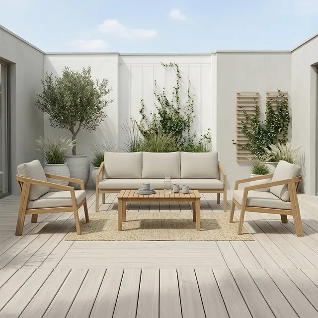 concept-usine-sapa-5-salon-de-jardin-5-places-bois-acacia image 1