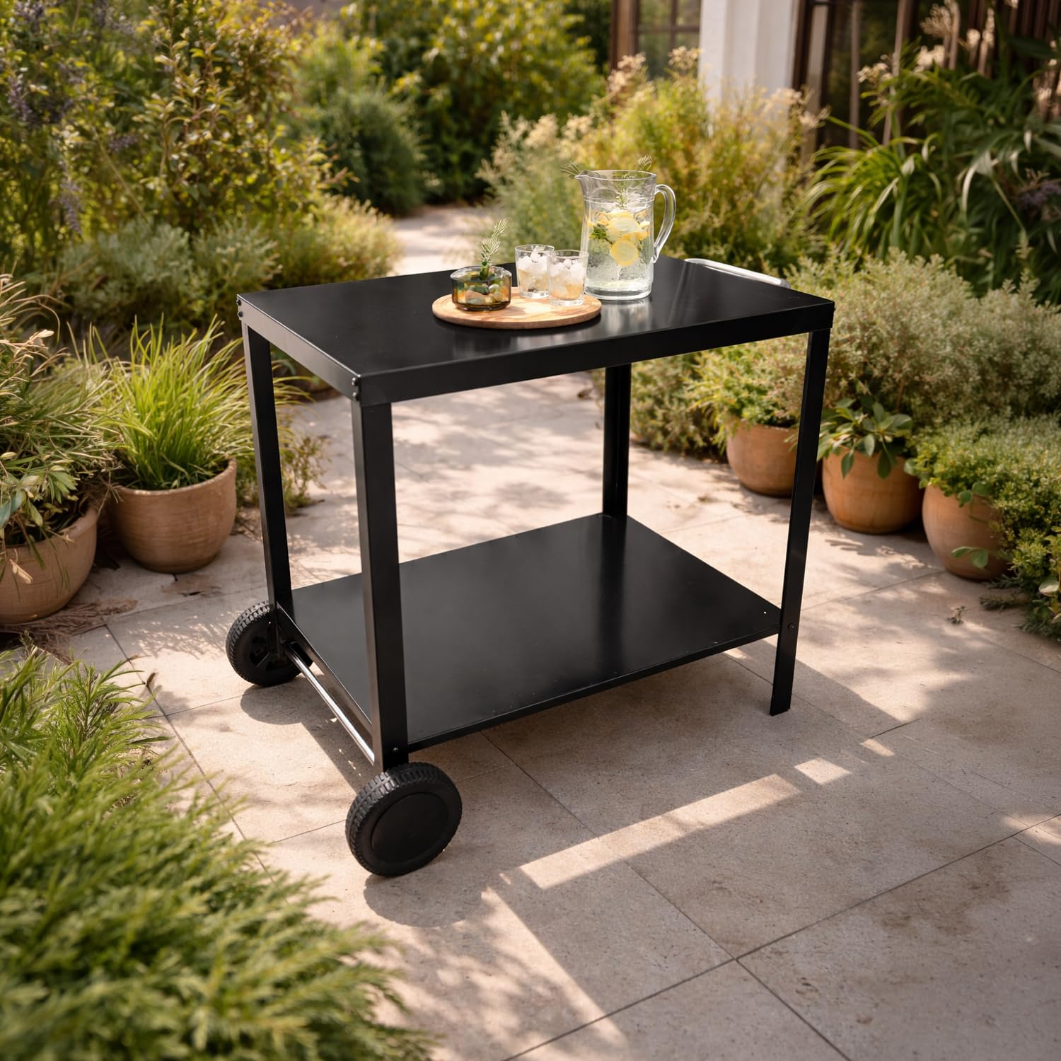 happy-garden-portimao-desserte-plancha-noire-acier-81-cm image 5