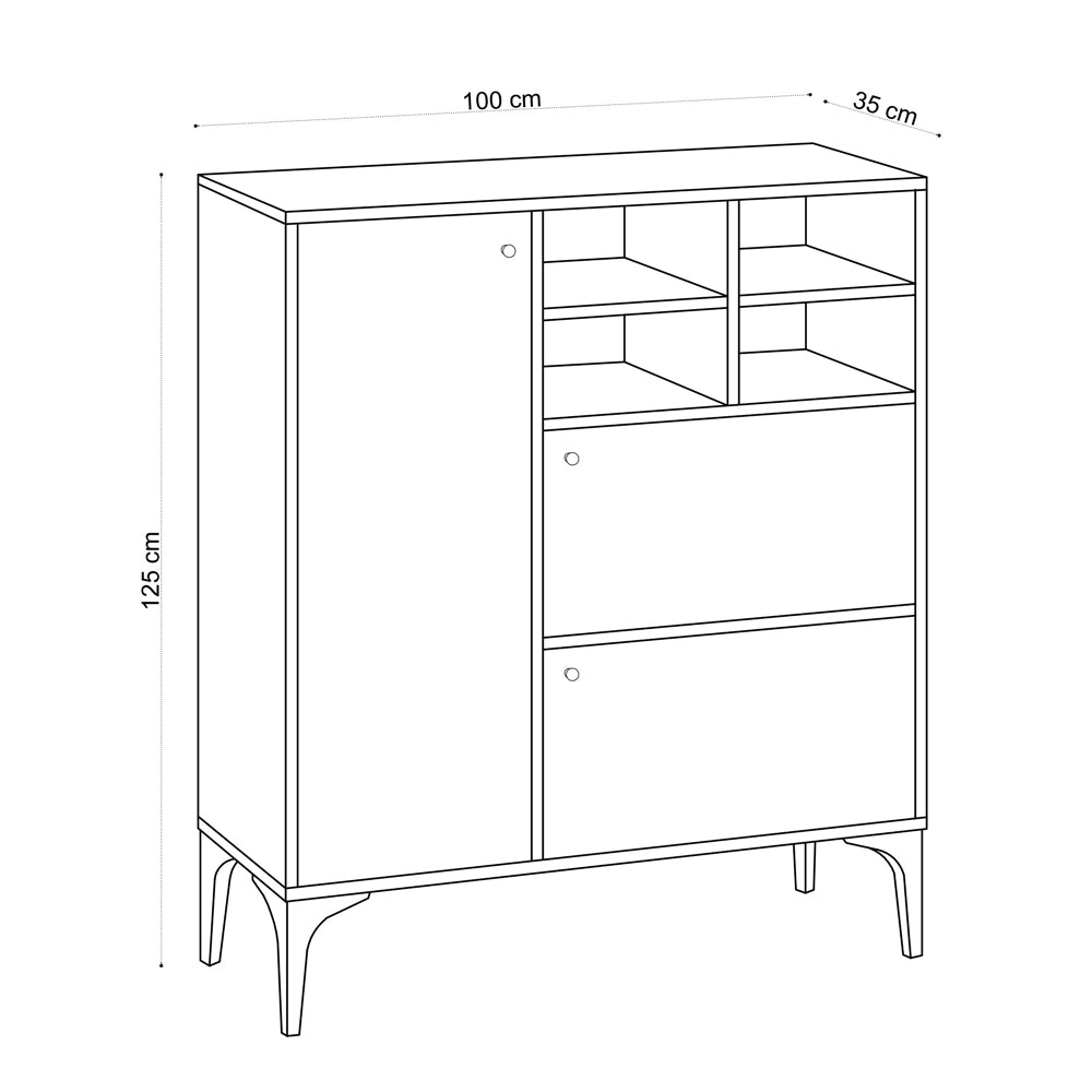 concept-usine-ewa-buffet-100-cm-bois-3-portes image 6
