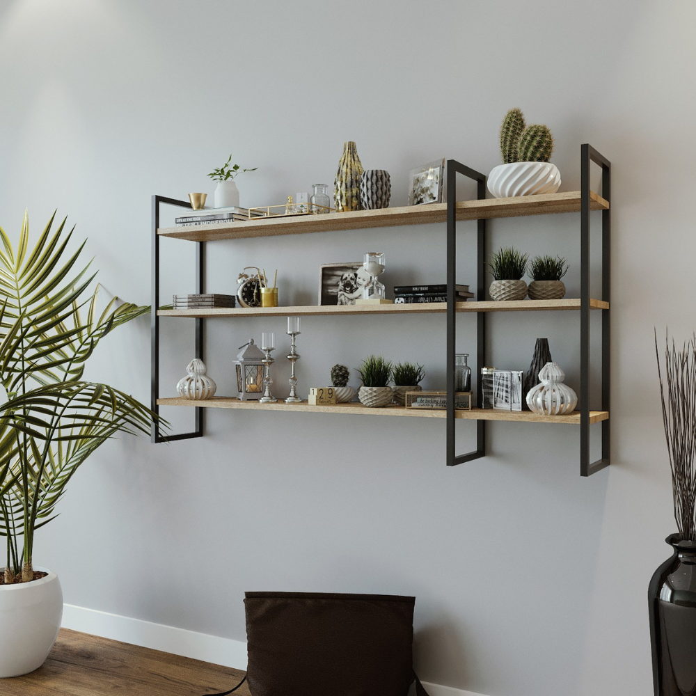 concept-usine-vitro-tag-re-murale-140-cm-bois-et-noir image 1