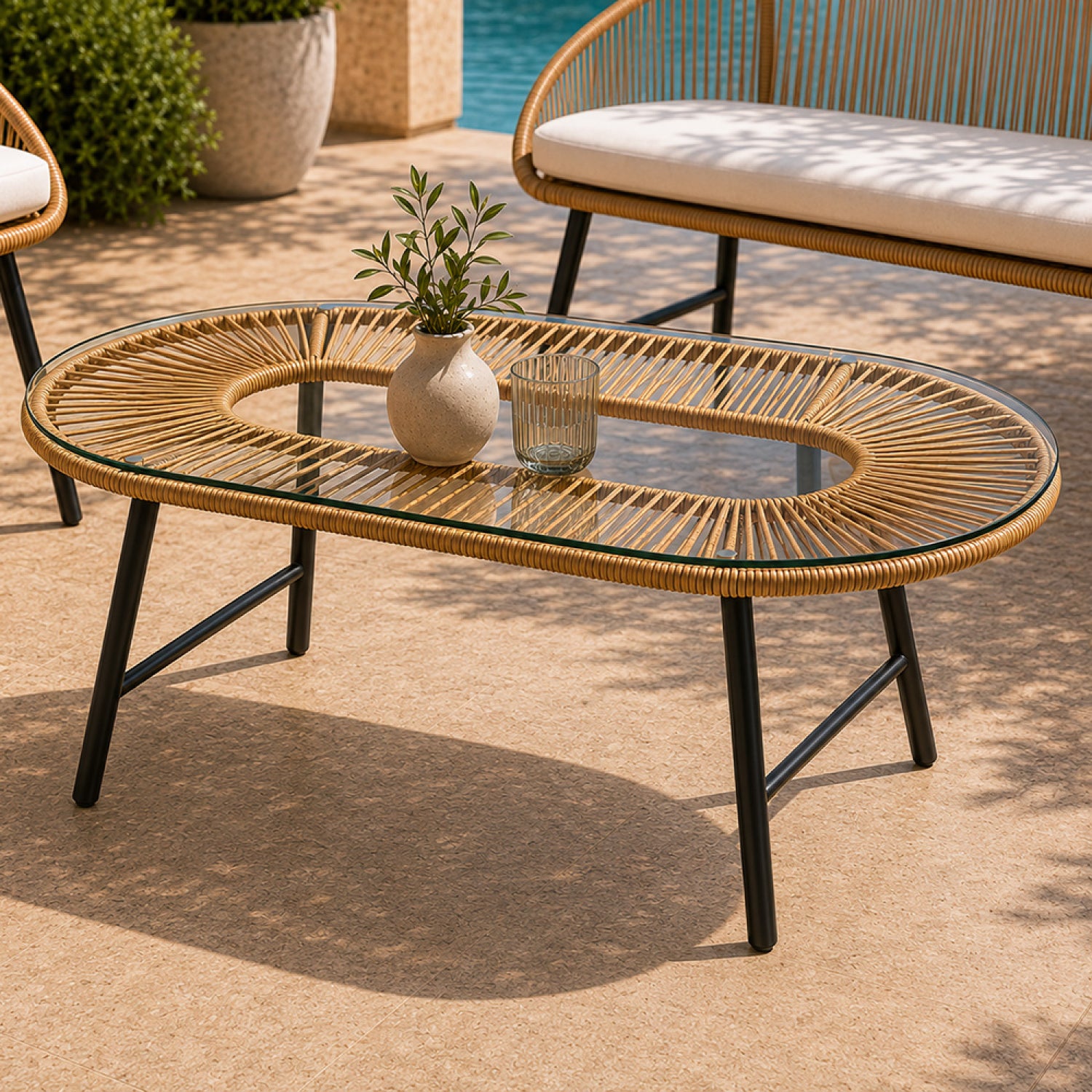 concept-usine-ravello-salon-de-jardin-rotin-4-places-beige image 5