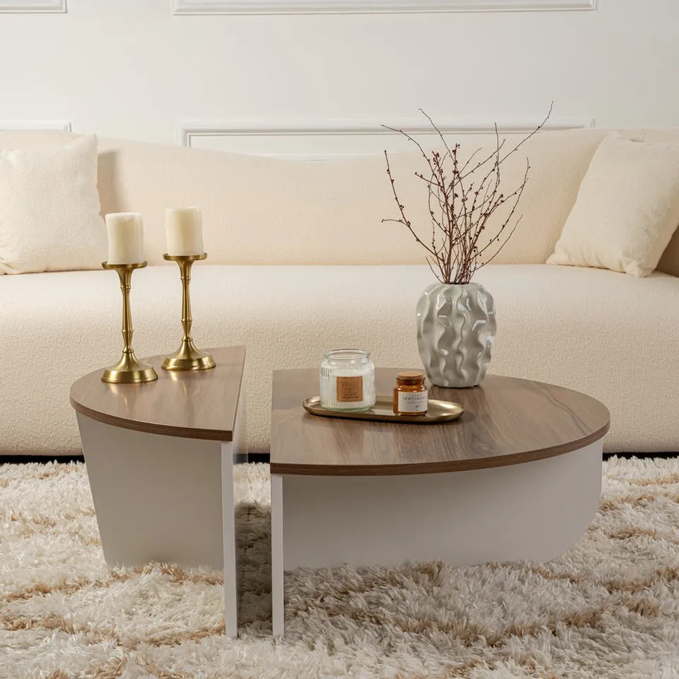 concept-usine-xyn-table-basse-ronde-blanche-modulable image 1