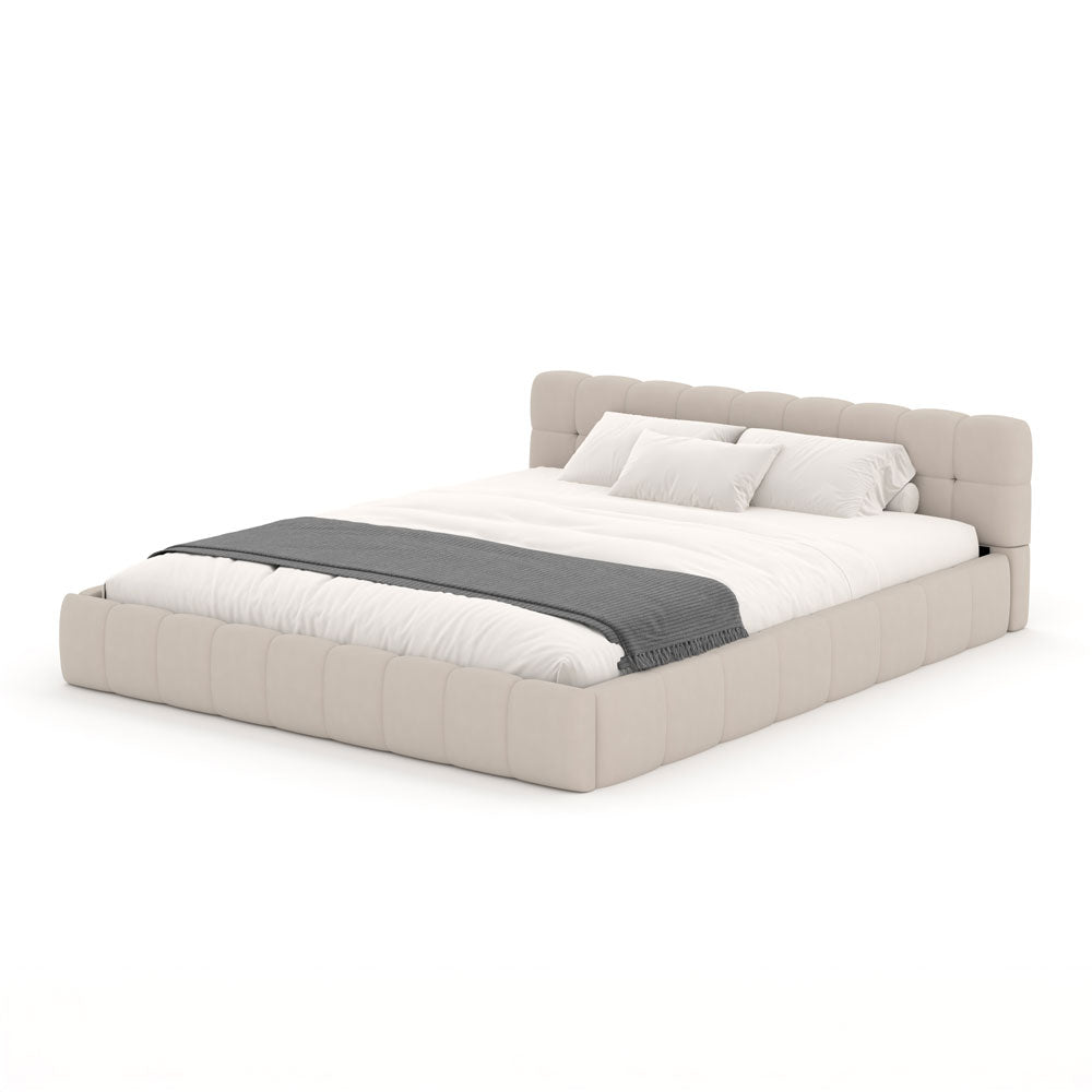 concept-usine-kansas-lit-velours-140x190-style-nuage-beige image 7
