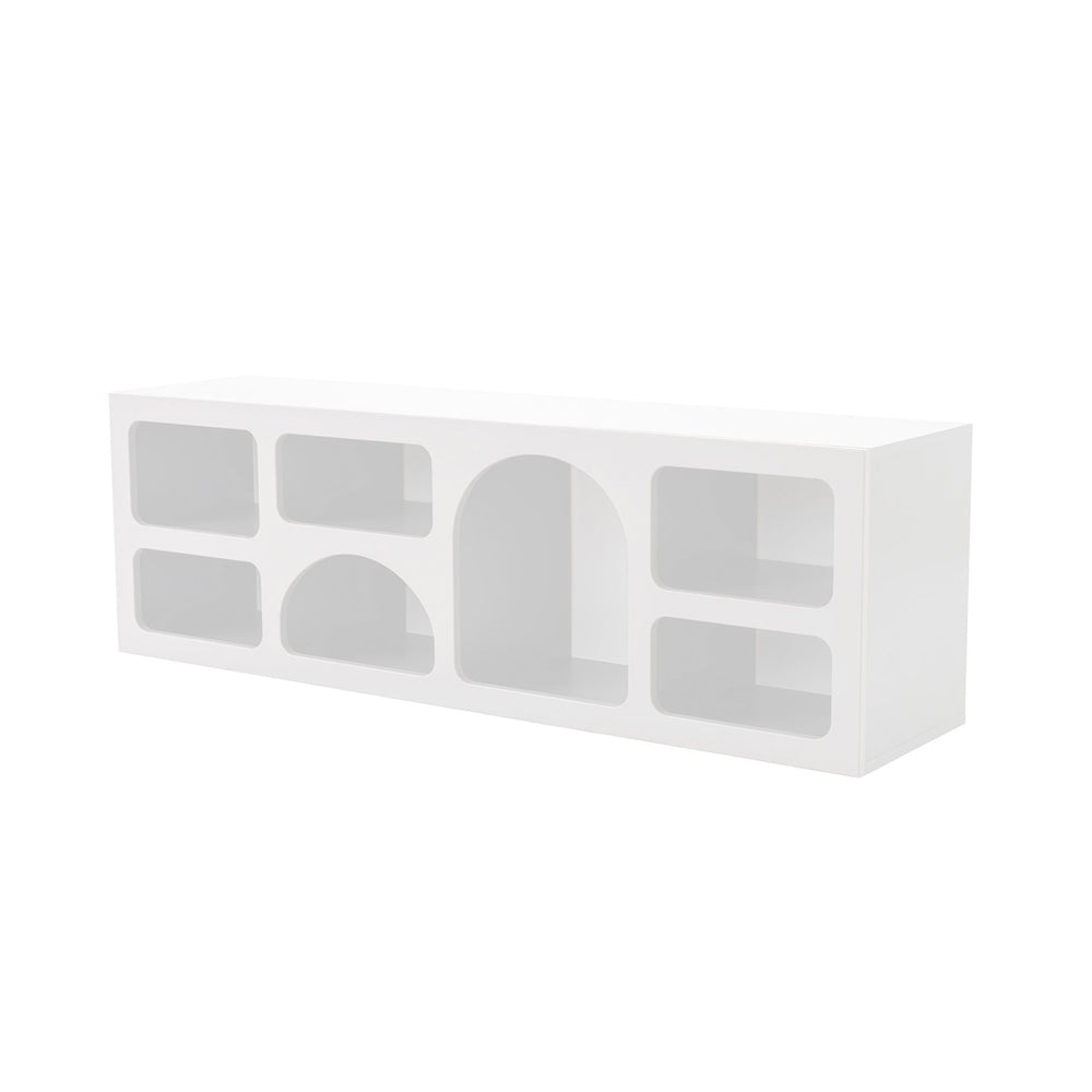 concept-usine-ferlis-buffet-bas-blanc-160-cm-7-niches-moderne image 7