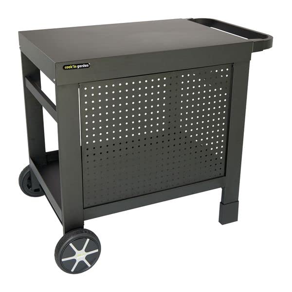 cook-in-garden-reva-80-desserte-plancha-noire-acier image 1