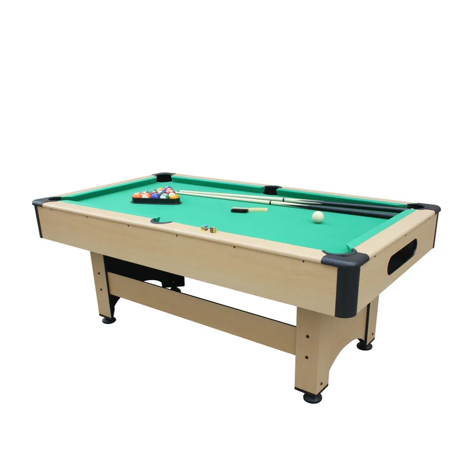 concept-usine-chicago-billard-am-ricain-bois-tapis-vert-complet image 1