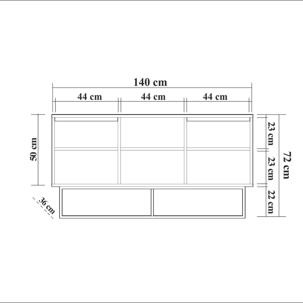 concept-usine-brezno-buffet-140-cm-noyer-et-noir image 7
