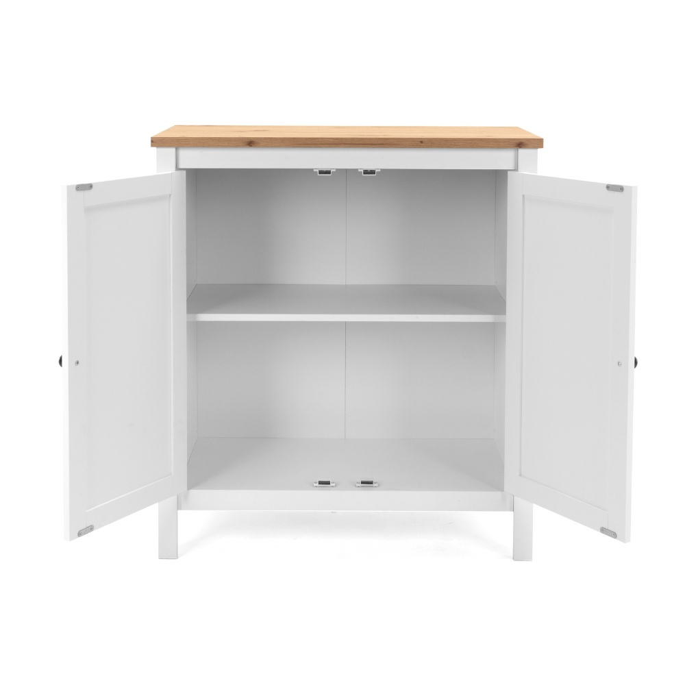 concept-usine-skadar-buffet-blanc-ch-ne-2-portes-scandinave image 6