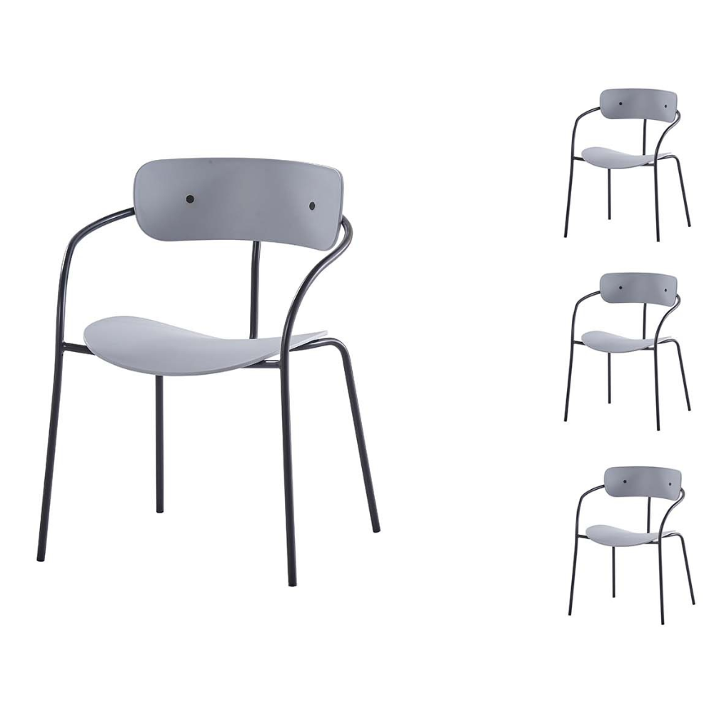 concept-usine-alexia-chaise-gris-clair-lot-4-recycl image 3