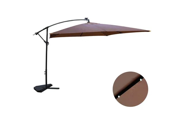 concept-usine-solenzara-bulle-parasol-d-port-gris-3x3-m image 1