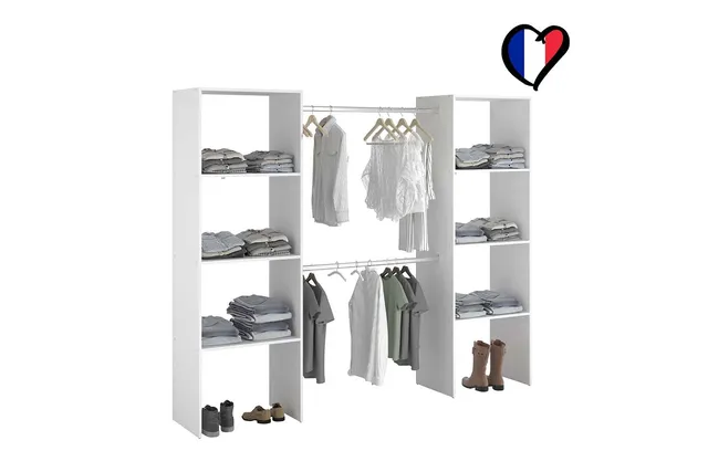 concept-usine-elysee-dressing-chambre-blanc-220-cm-penderie image 1