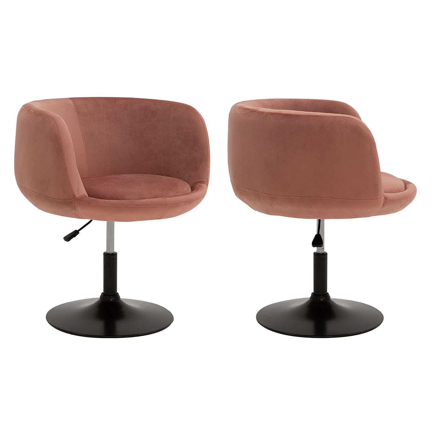 happy-garden-bari-nolan-tabouret-bar-velours-rose-r-glable image 4