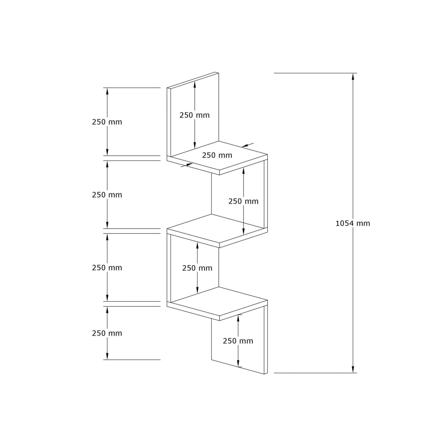 concept-usine-zikzak-tag-re-murale-105-cm-bois-noyer image 6