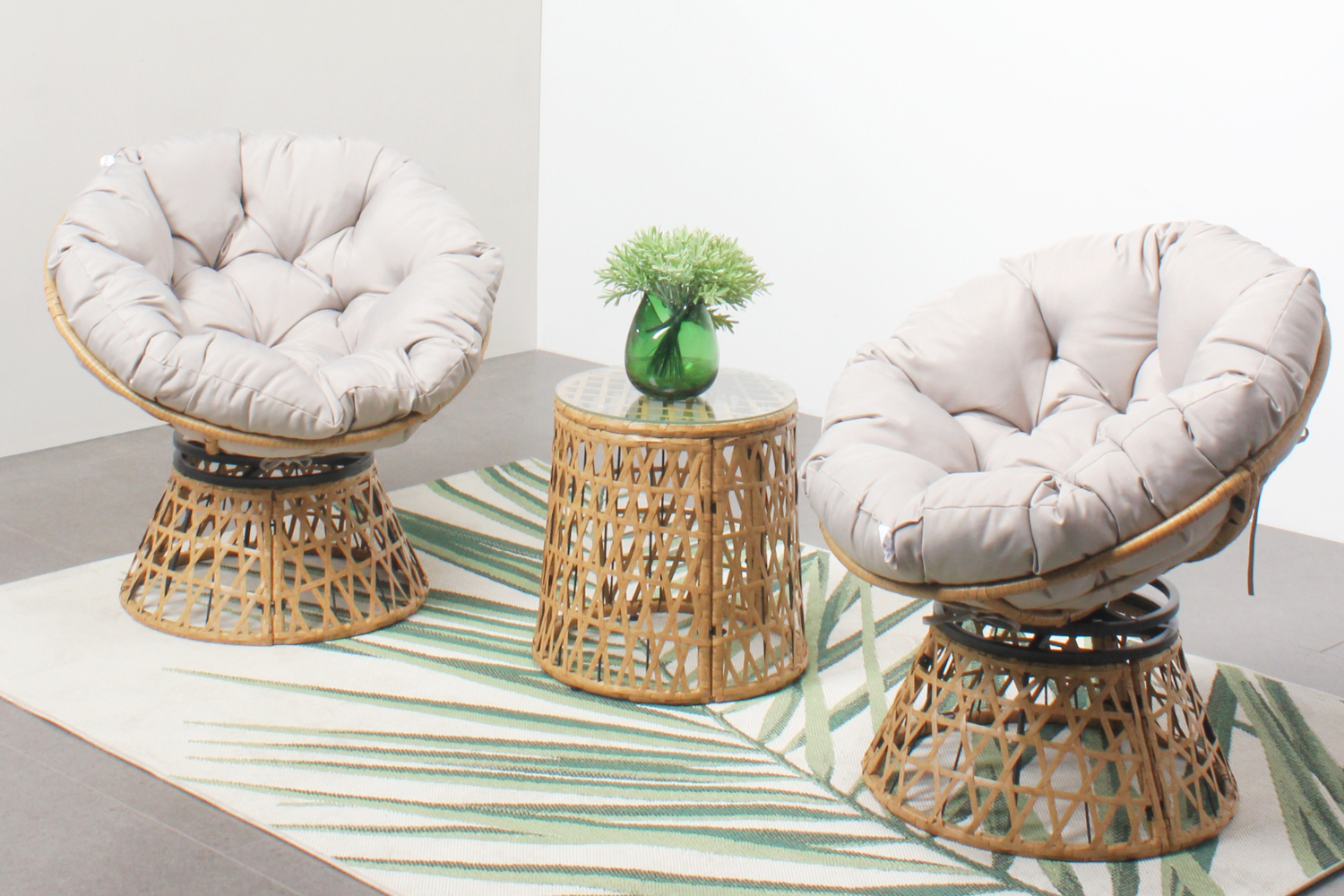 concept-usine-papasan-salon-jardin-2-places-beige image 1