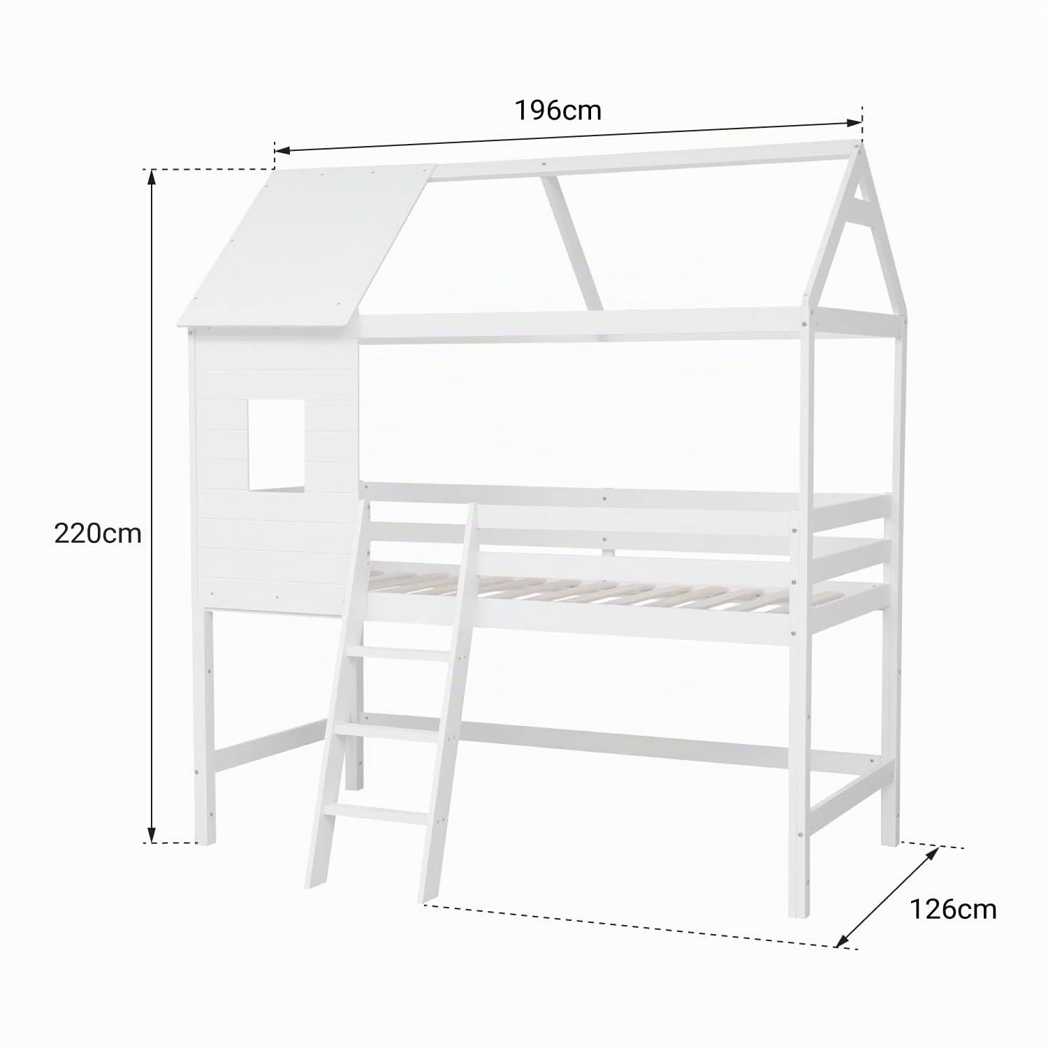 happy-garden-margot-lit-cabane-mezzanine-190x90-blanc image 3