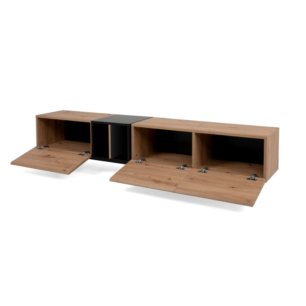 concept-usine-novi-meuble-tv-200-cm-bois-avec-porte image 5