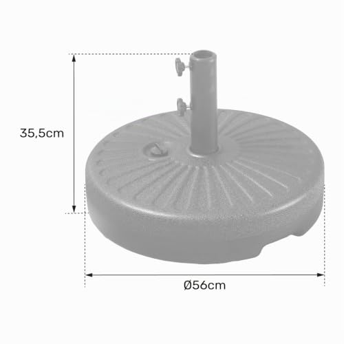 happy-garden-ibiza-brest-pied-parasol-droit-noir-eau-sable image 6
