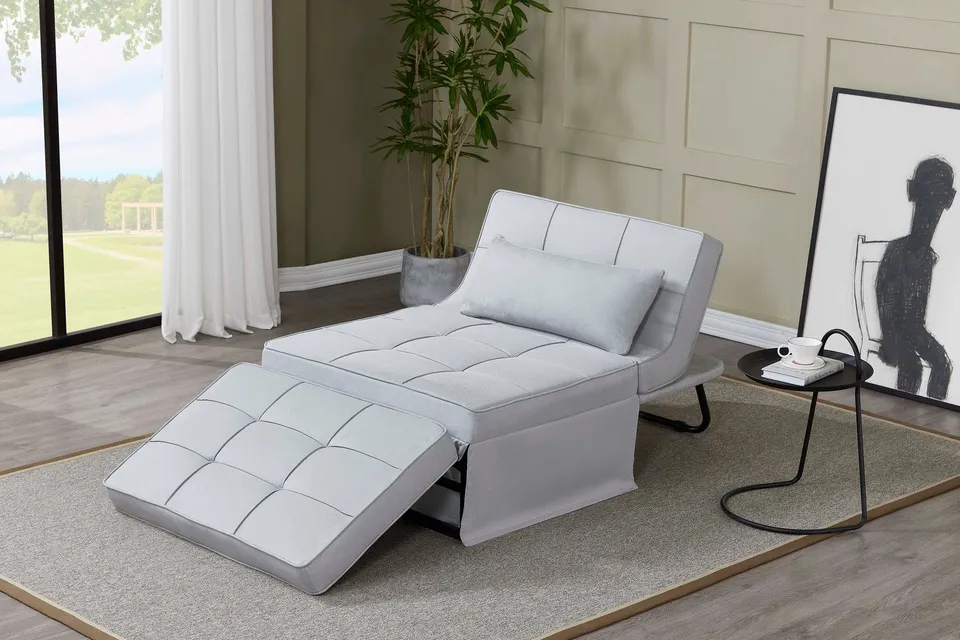 concept-usine-ota-fauteuil-pouf-gris-clair-3-en-1-relax image 1