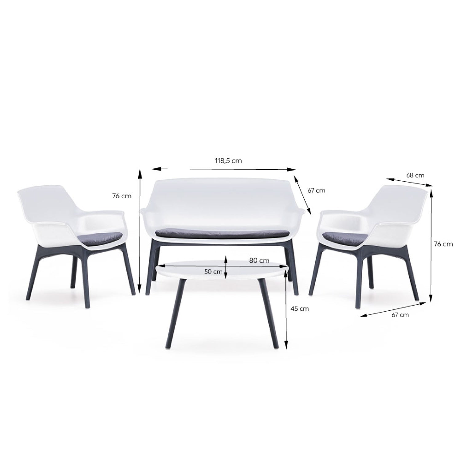 concept-usine-izmir-salon-de-jardin-4-places-blanc image 7