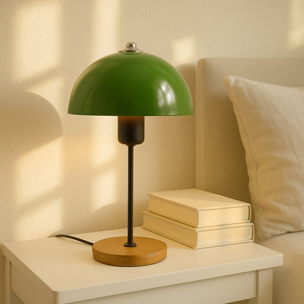 concept-usine-agnes-lampe-de-table-champignon-verte image 1