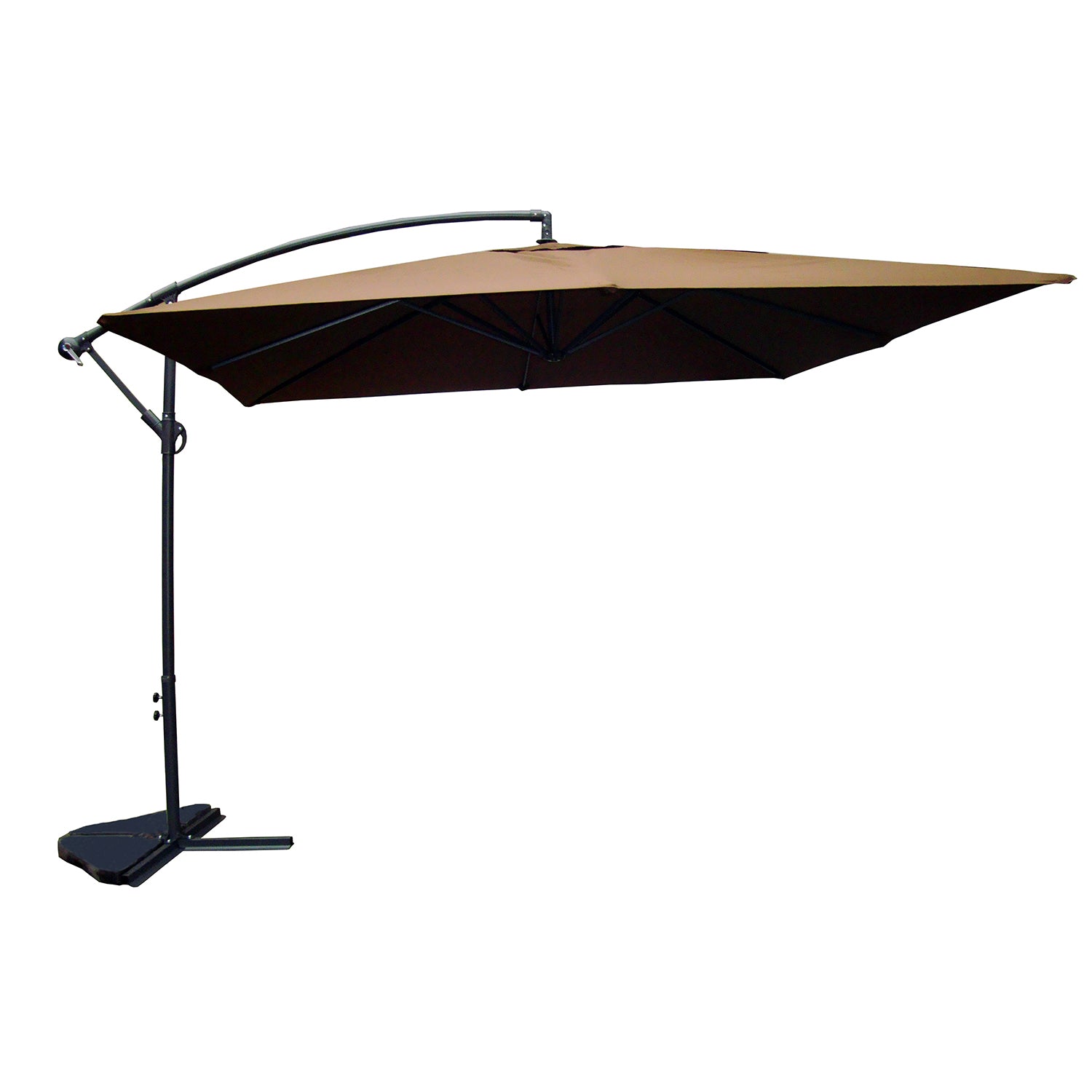 concept-usine-solenzara-parasol-d-port-gris-3x3-m-inclinable image 1