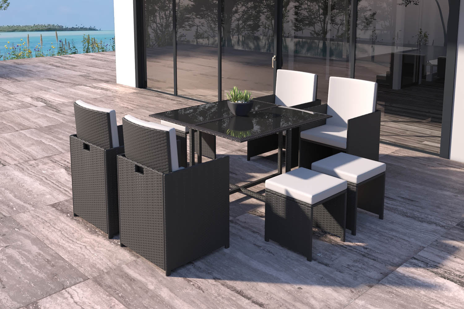 concept-usine-florida-8-salon-jardin-8-places-noir-blanc image 2