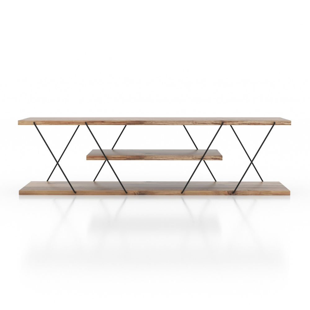 concept-usine-hamar-meuble-tv-bois-noir-120-cm-tag-res image 3