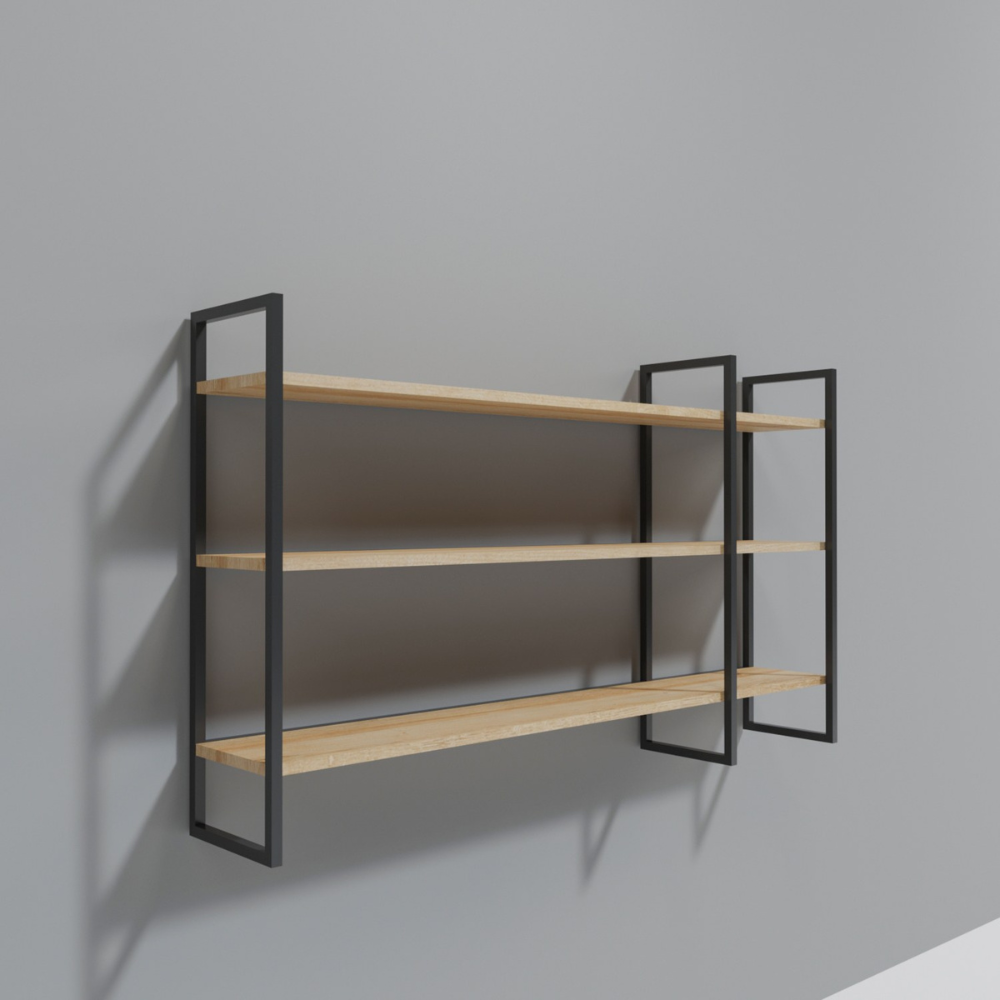 concept-usine-vitro-tag-re-murale-140-cm-bois-et-noir image 2