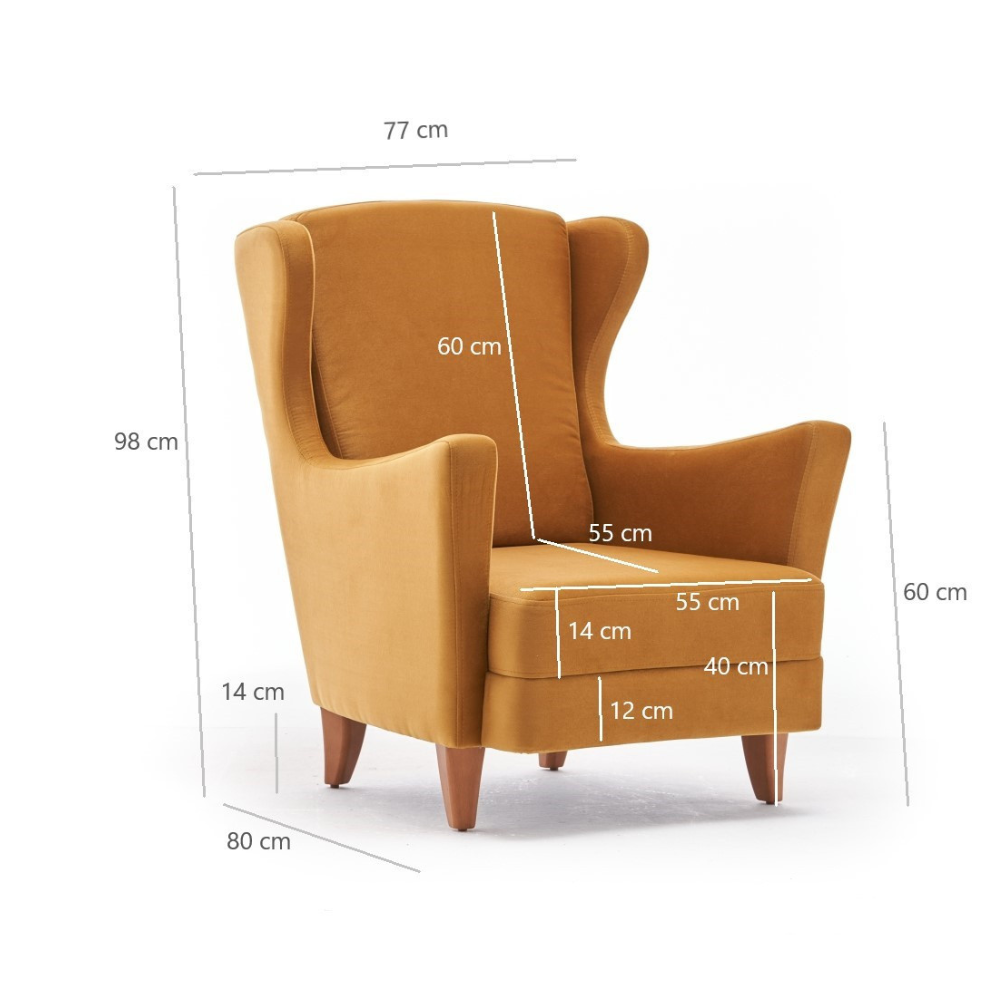 concept-usine-williams-fauteuil-velours-vert-vintage-1-place image 7